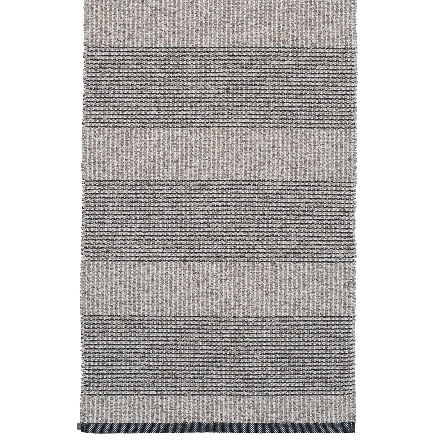 Plastic and Yarn Rugs - Horredsmattan Penny mix (black)