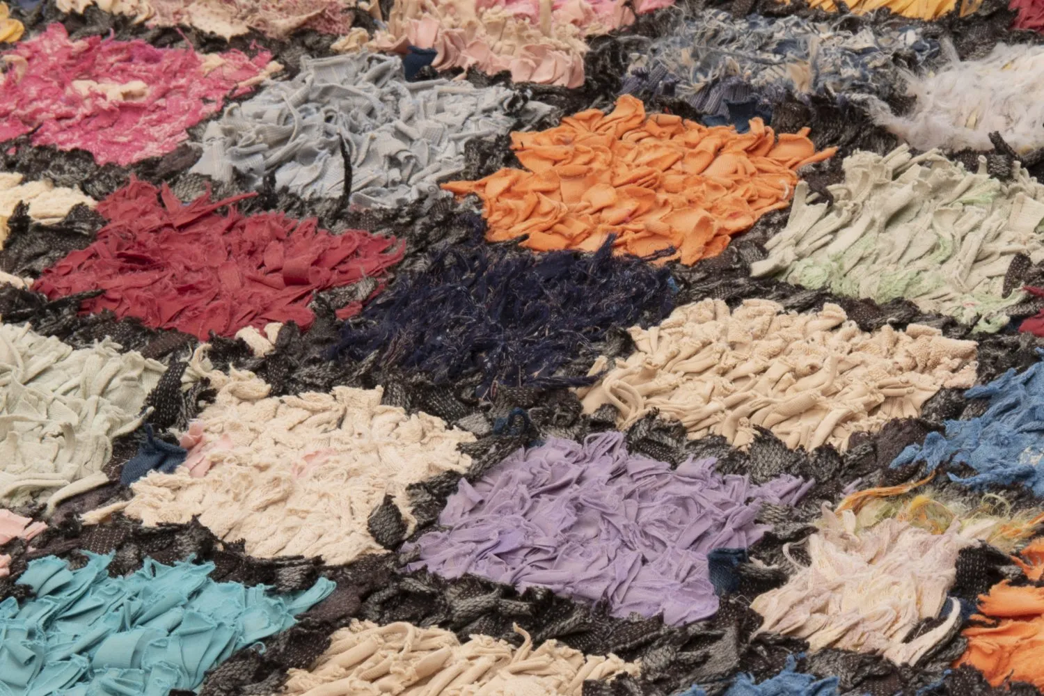 Moroccan Berber rug Boucherouite 230 x 140 cm