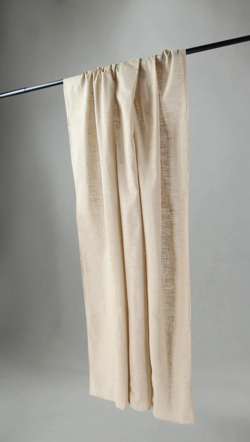 Curtains - Cotton curtain - Lollo (light beige)