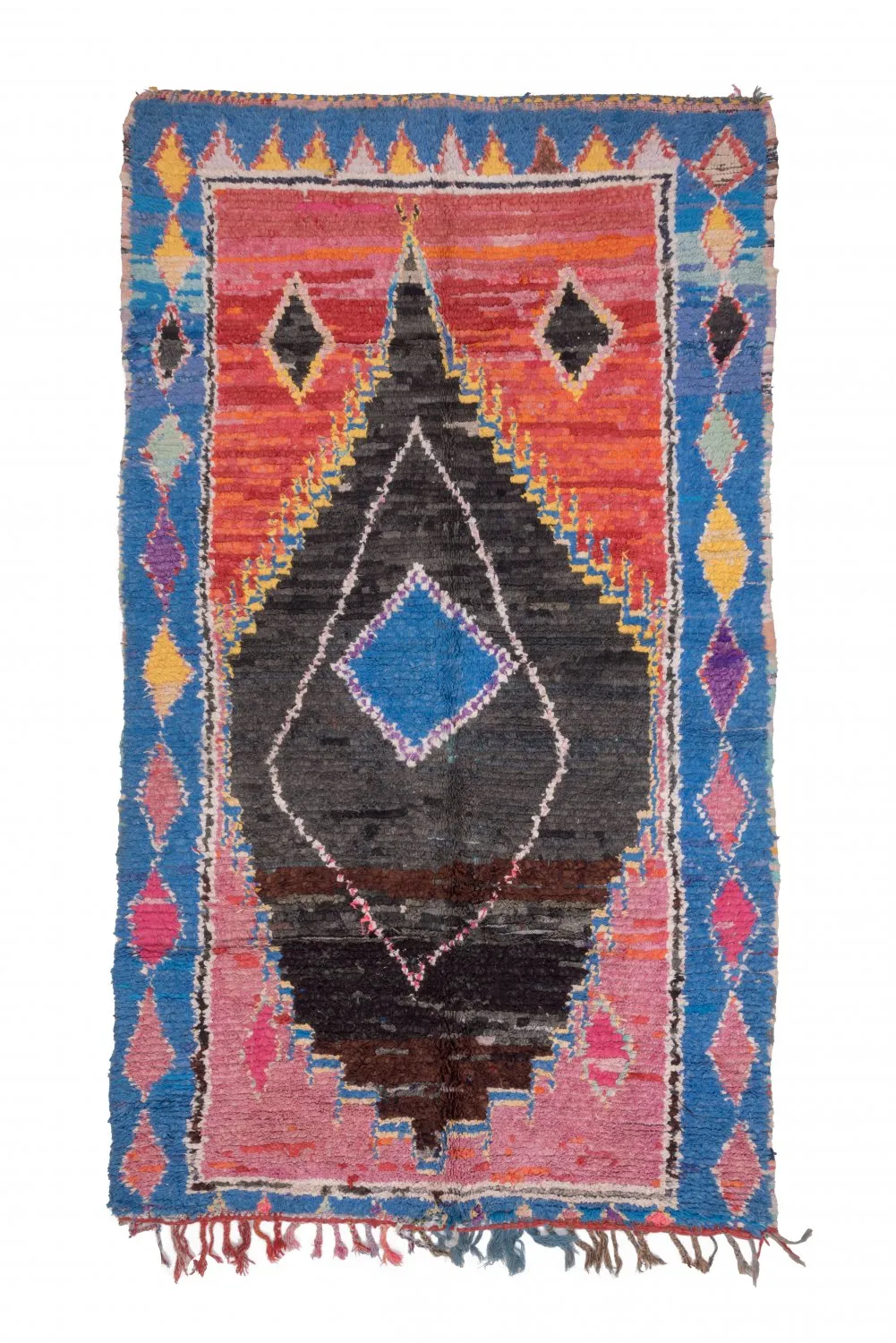 Moroccan Berber rug Boucherouite 275 x 155 cm