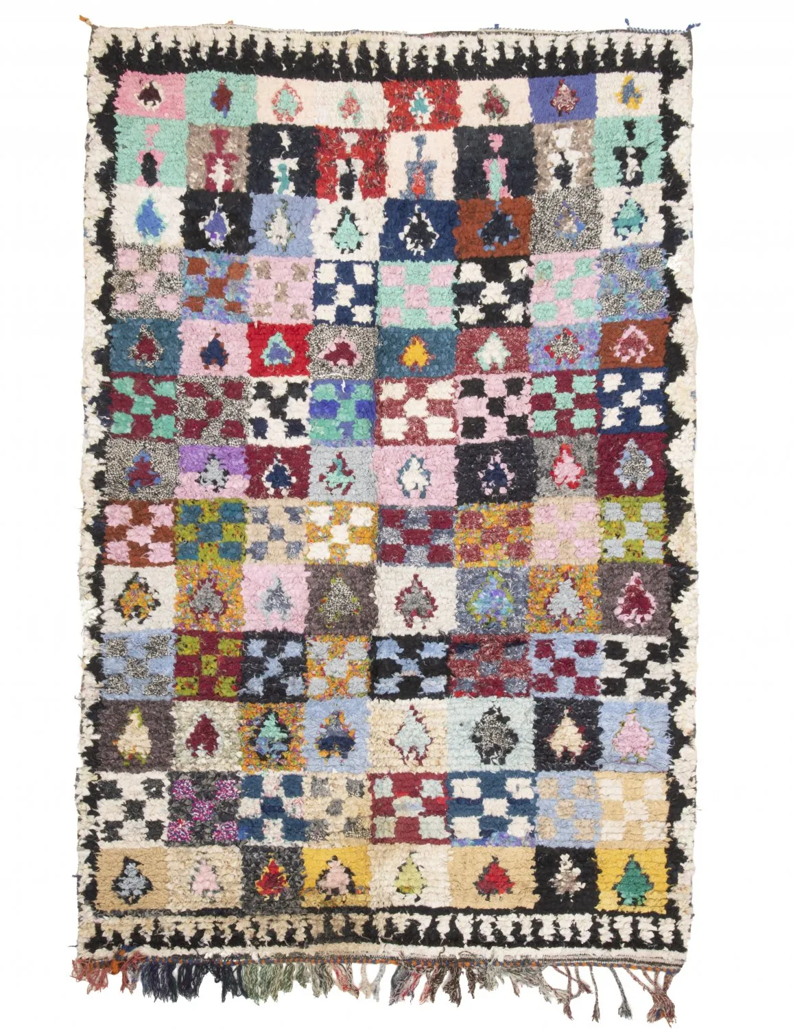 Moroccan Berber rug Boucherouite 250 x 165 cm