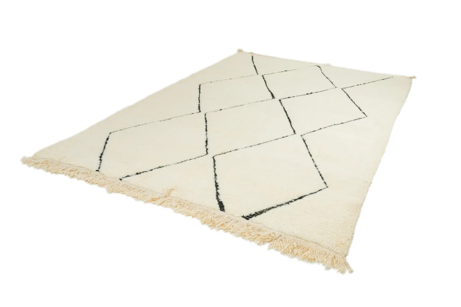 Kilim Moroccan Berber rug Beni Ourain 205 x 290 cm
