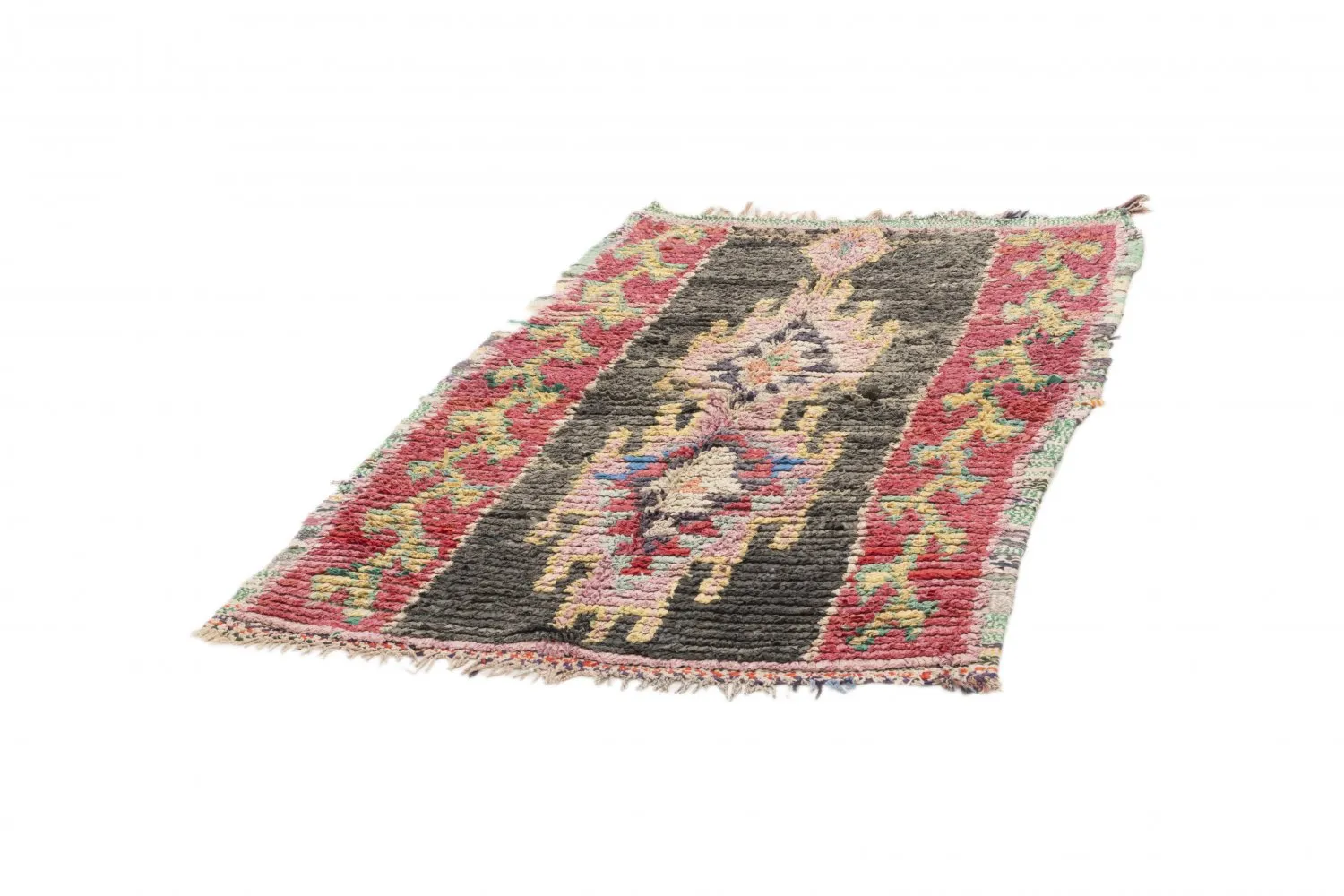 Moroccan Berber rug Boucherouite 160 x 100 cm