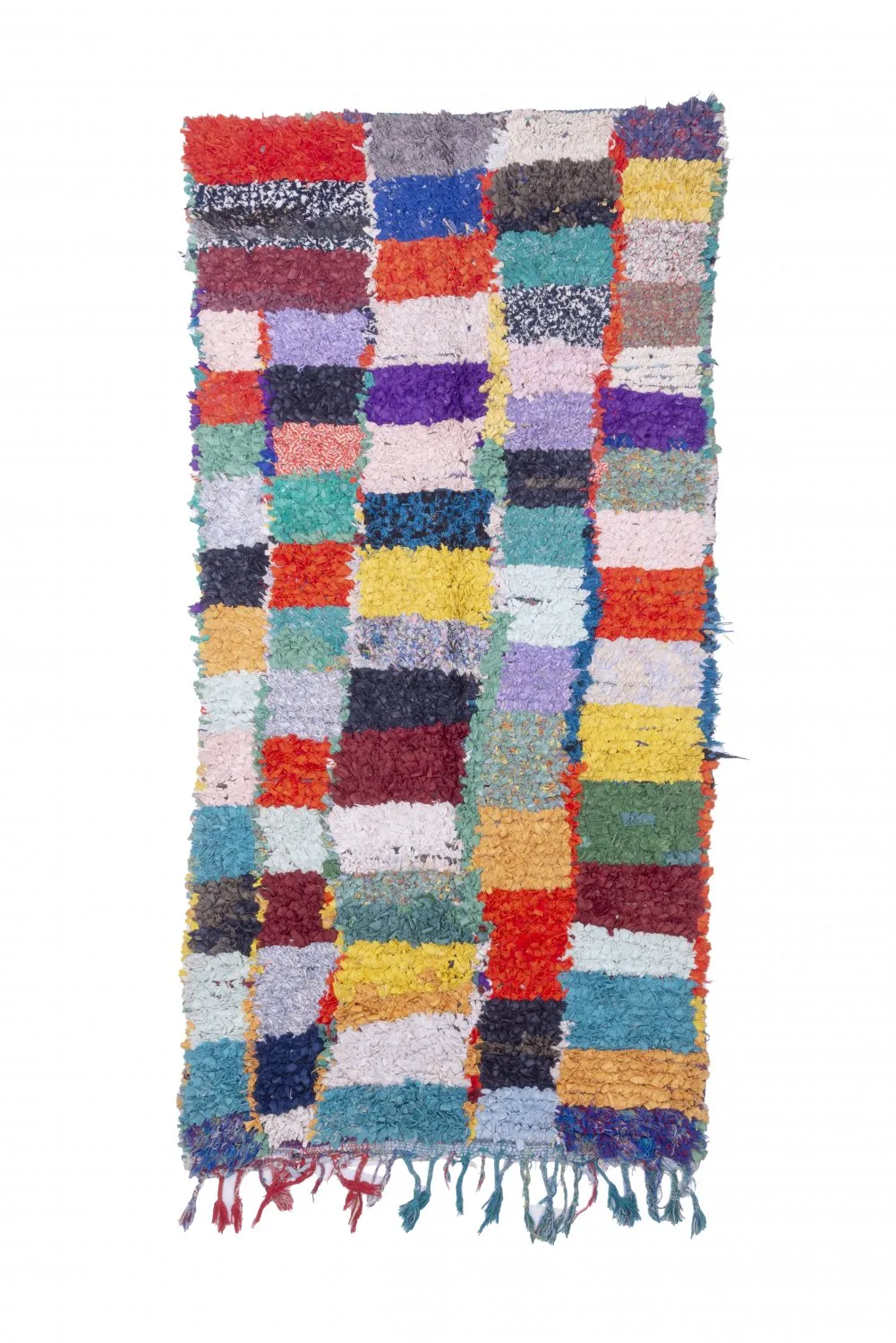 Moroccan Berber rug Boucherouite 250 x 120 cm