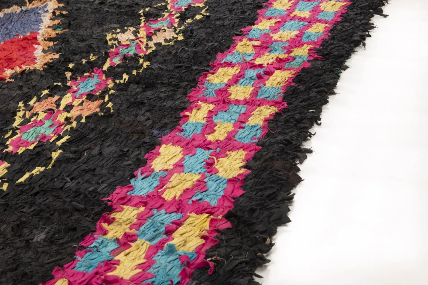 Moroccan Berber rug Boucherouite 315 x 165 cm