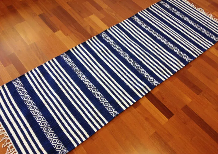 Rag rugs - Ystad (blue)