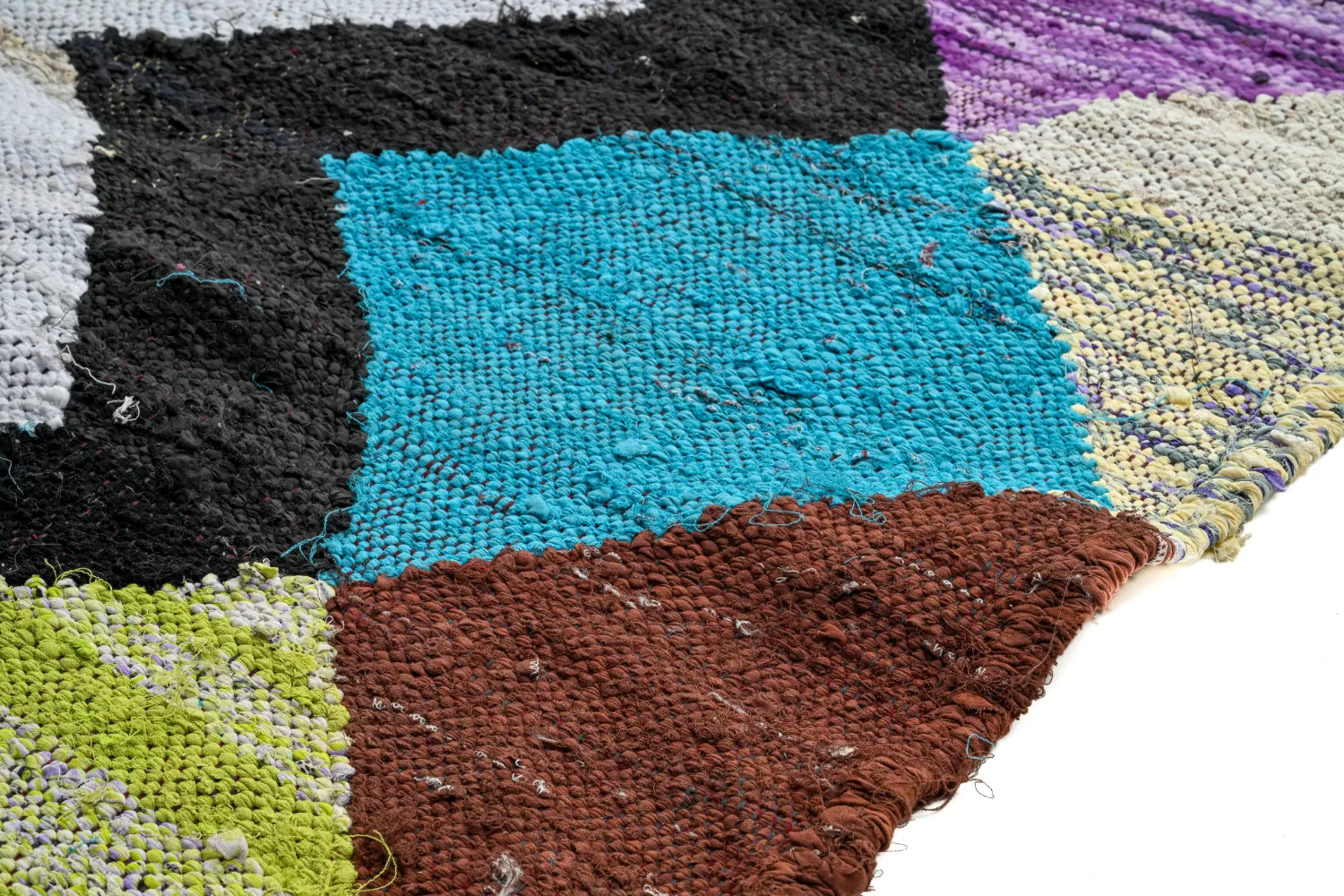 Moroccan Berber rug Boucherouite 155 x 290 cm