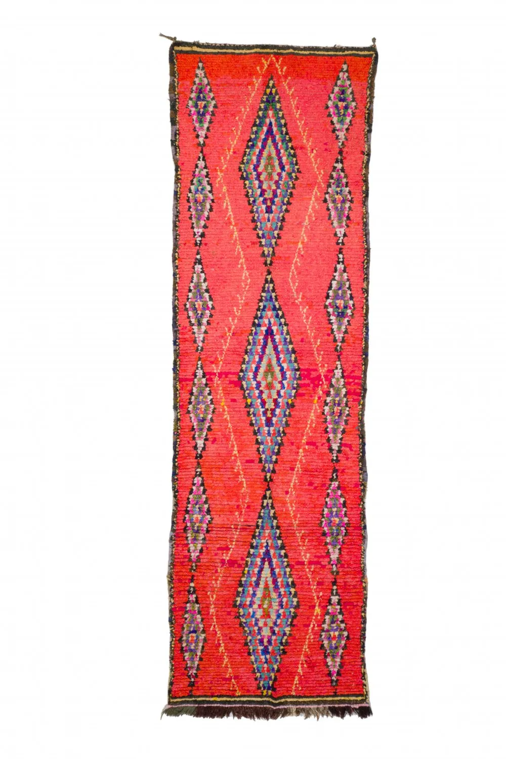 Moroccan Berber rug Boucherouite 360 x 170 cm