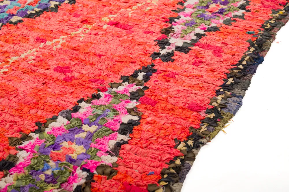 Moroccan Berber rug Boucherouite 360 x 170 cm