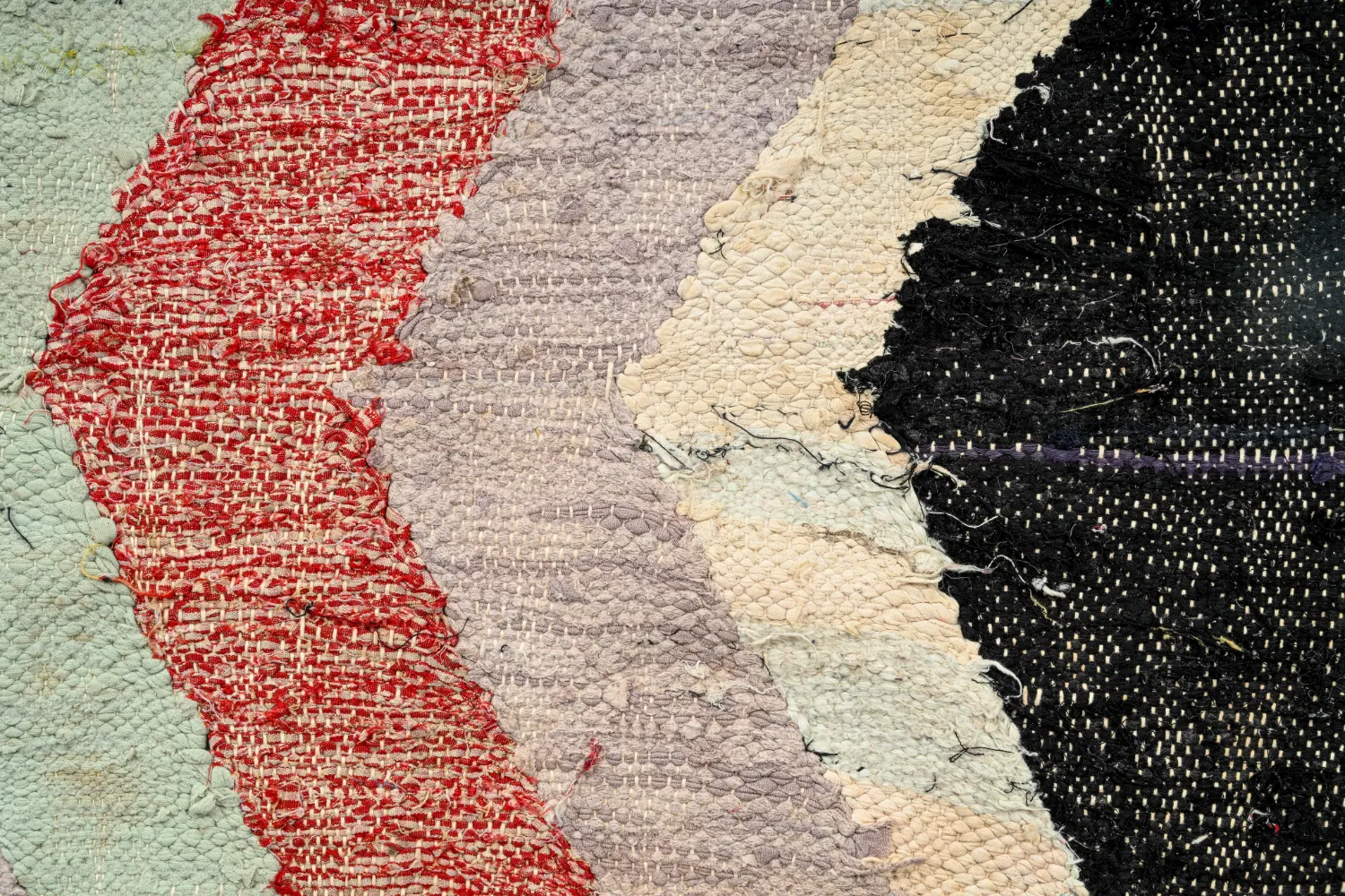 Moroccan Berber rug Boucherouite 130 x 260 cm