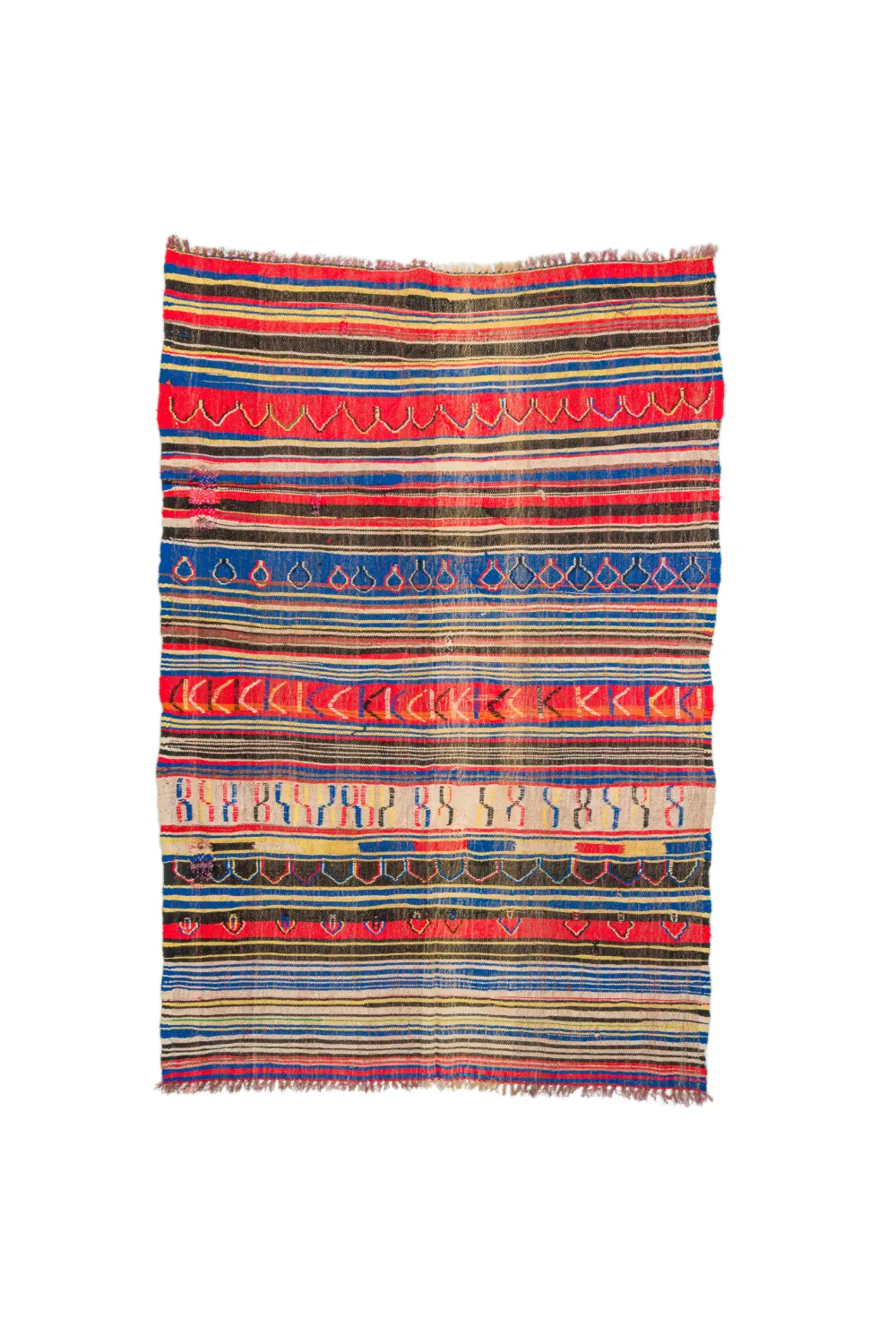 Moroccan Berber rug Boucherouite 165 x 235 cm