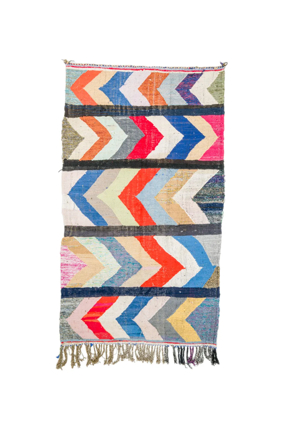 Moroccan Berber rug Boucherouite 135 x 250 cm