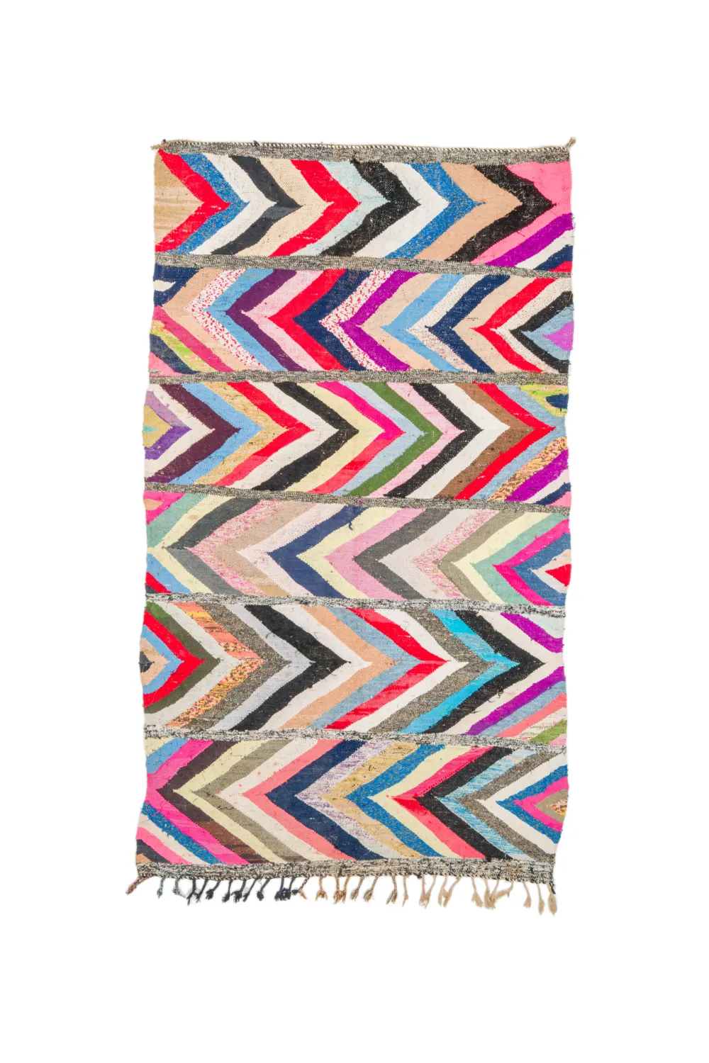 Moroccan Berber rug Boucherouite 165 x 270 cm