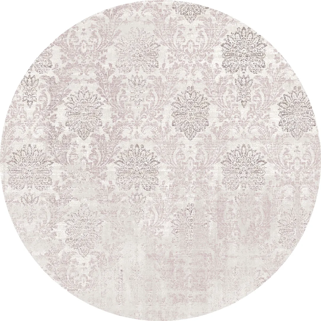 Round rug - Abyar (pink)