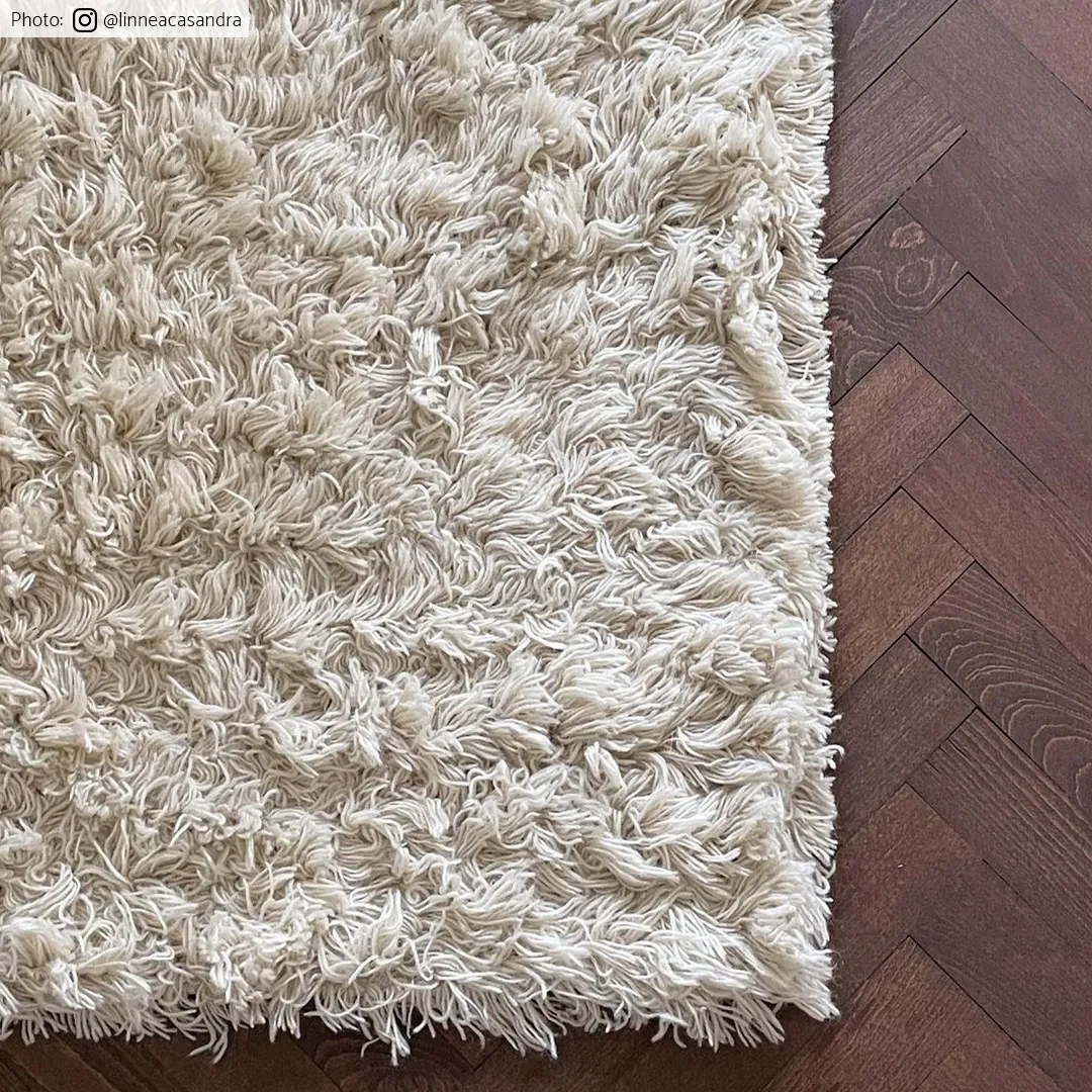 Wool rug - Aliste Wool Shaggy (alabaster gleam)