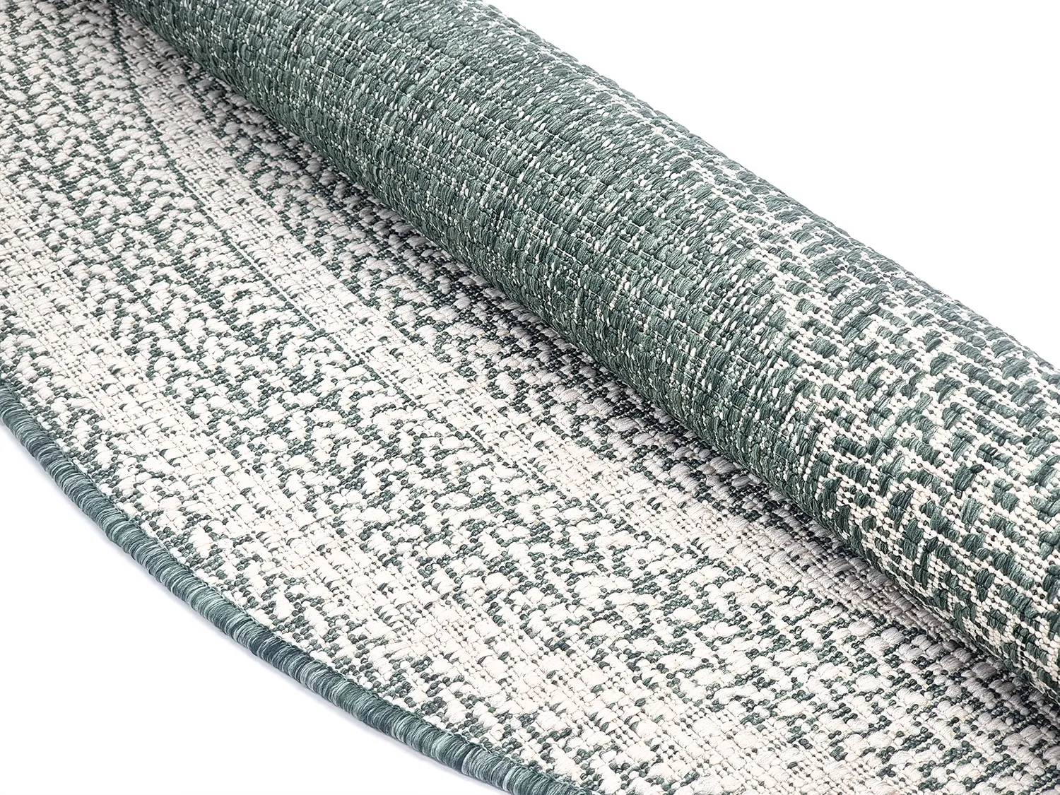 Round rug - Indoor/Outdoor Angus (green)