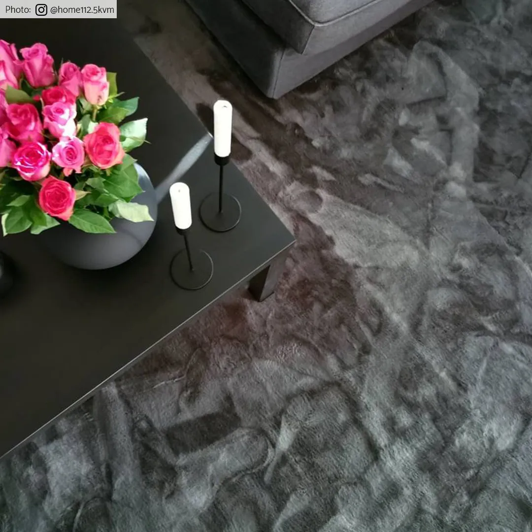 Shaggy rugs - Aranga Super Soft Fur (anthracite)
