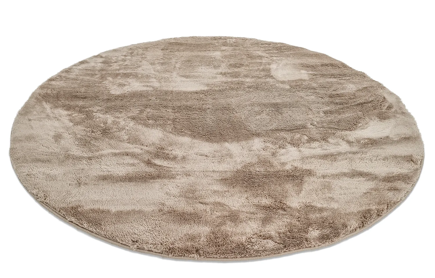 Round rugs - Aranga Super Soft Fur (brown)