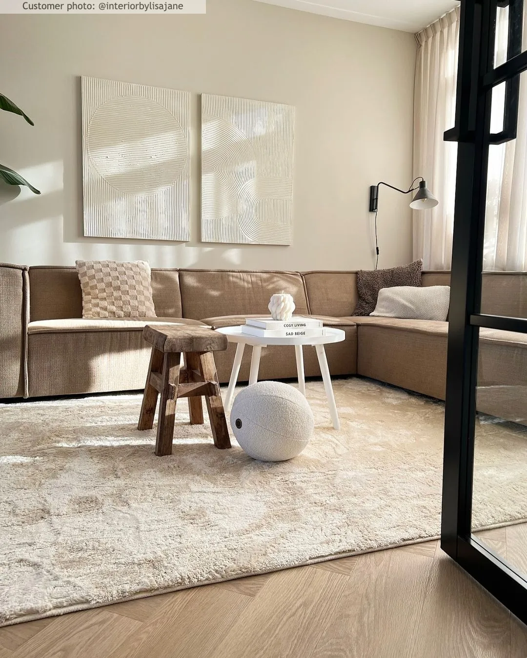 Shaggy rugs - Aranga Super Soft Fur (beige)