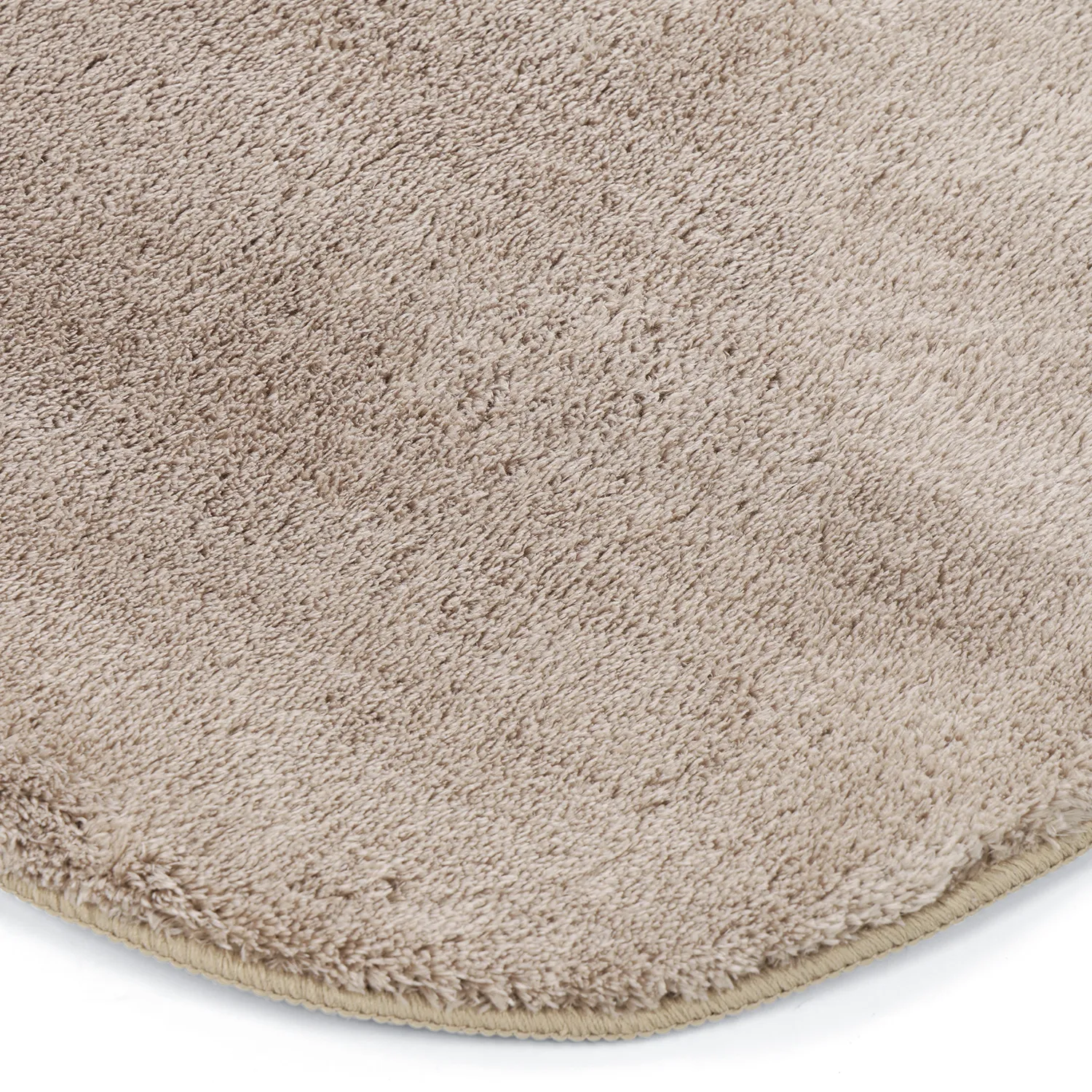 Asymmetric Wavy Shaggy Rug - Aranga Super Soft Fur (brown)