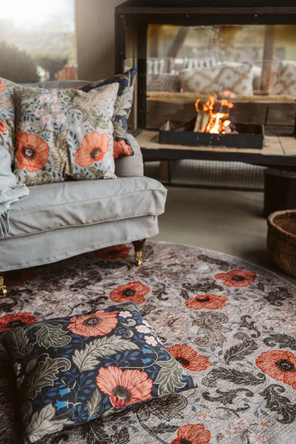 Round rug - Poppy (beige)
