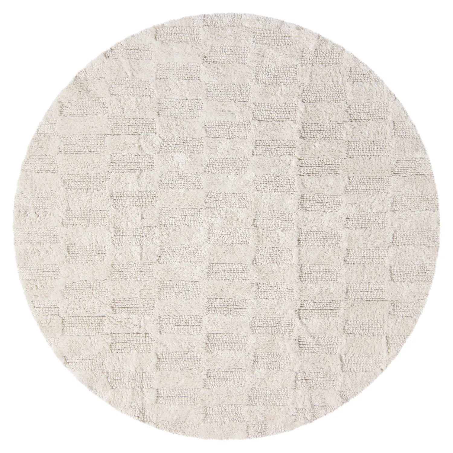 Round bath mat - Bevin (Offwhite)