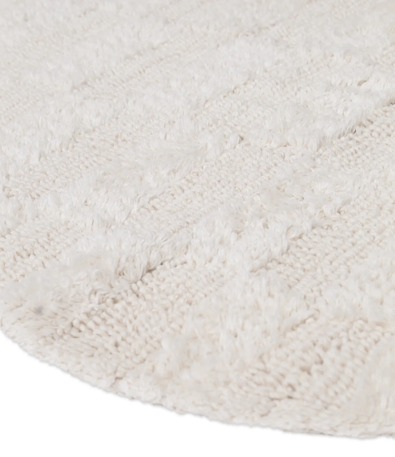 Round bath mat - Bevin (Offwhite)