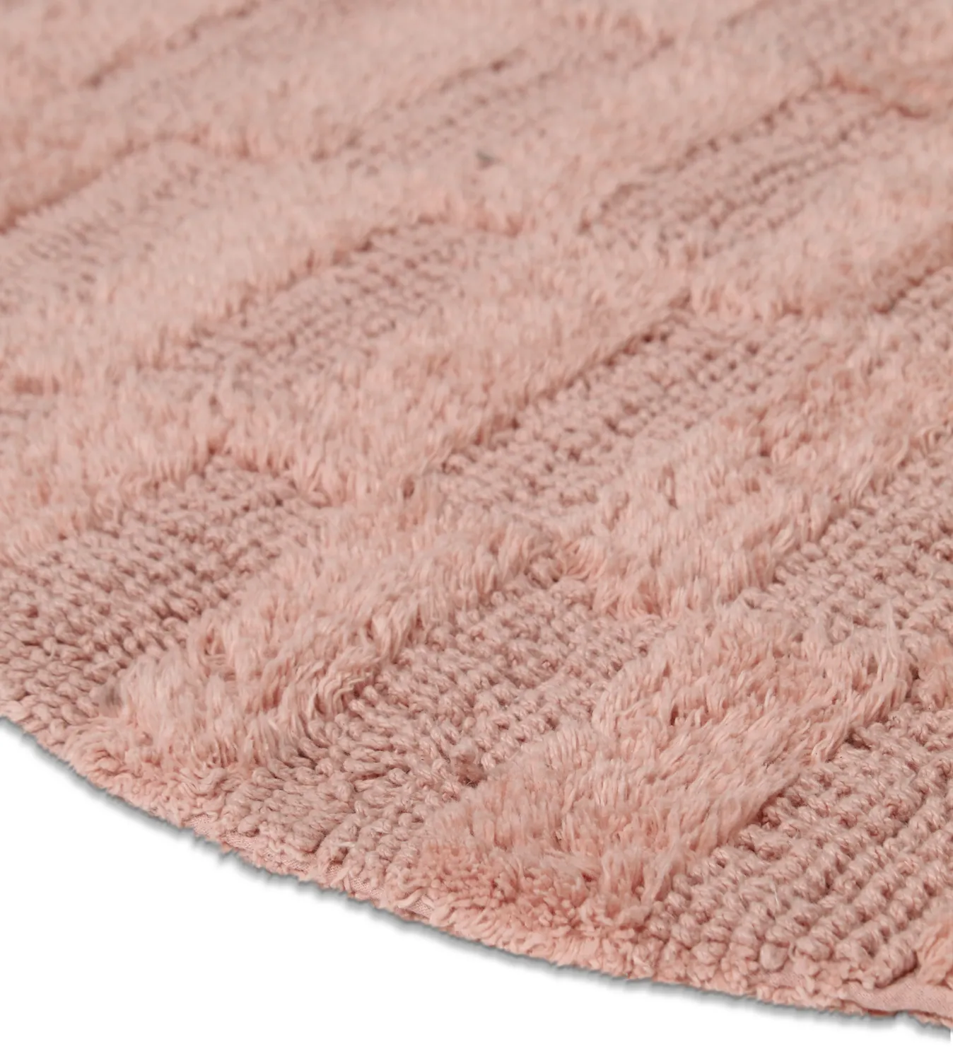 Oval bath mat - Bevin (pink)