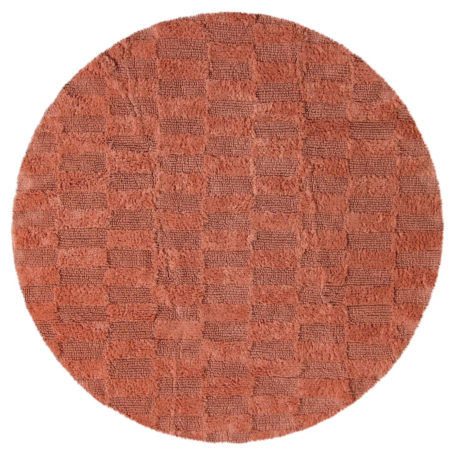 Round bath mat - Bevin (Terracotta)
