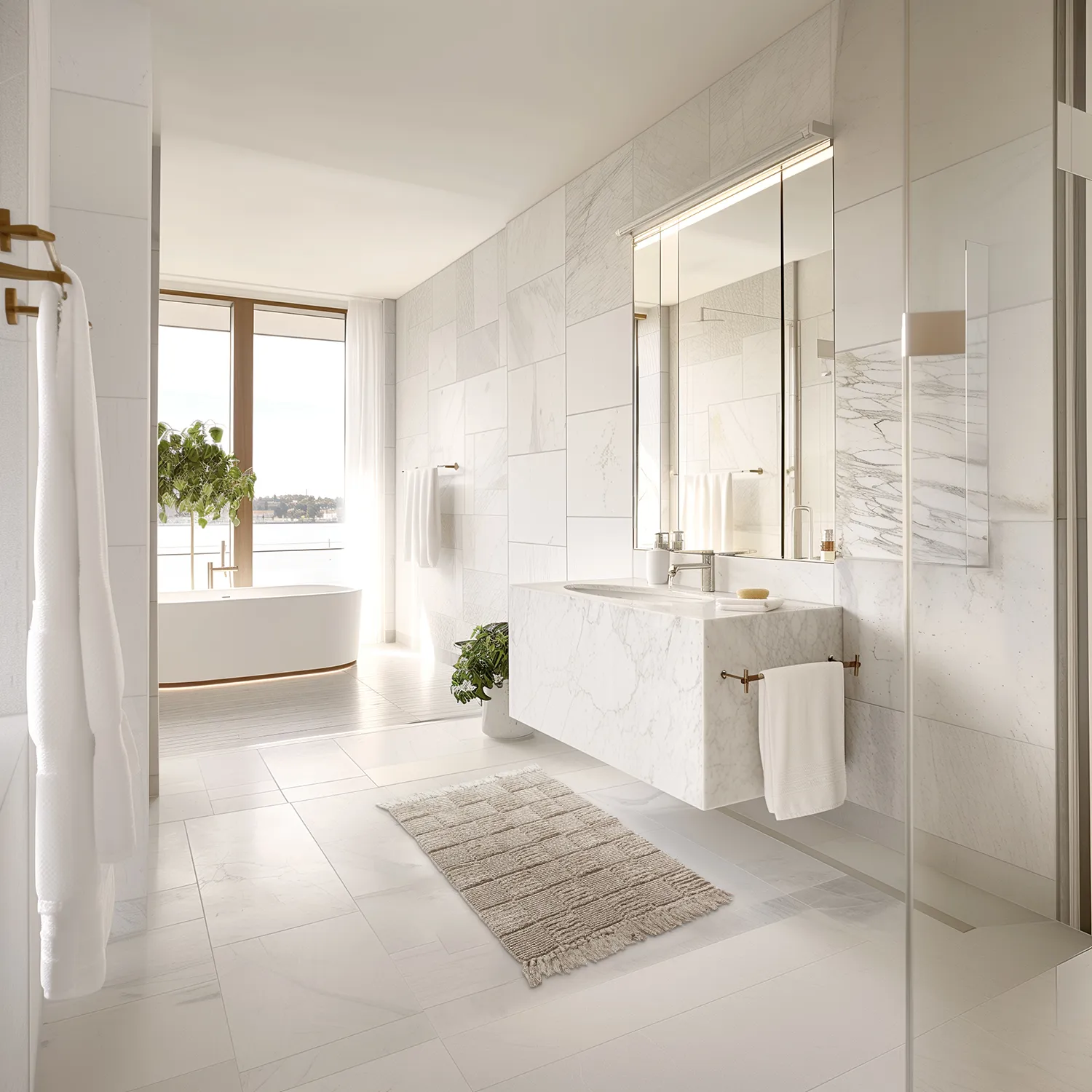 Bath mat - Duna (beige)