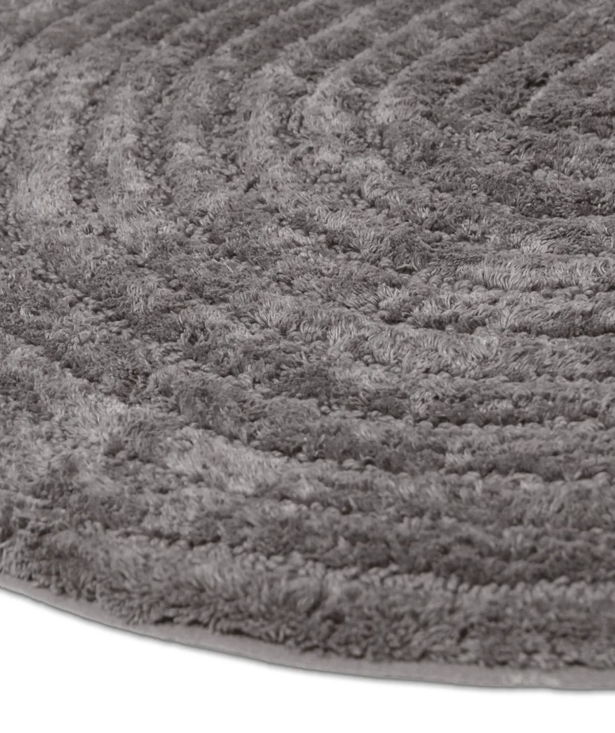 Round bath mat - Evena (dark gray)