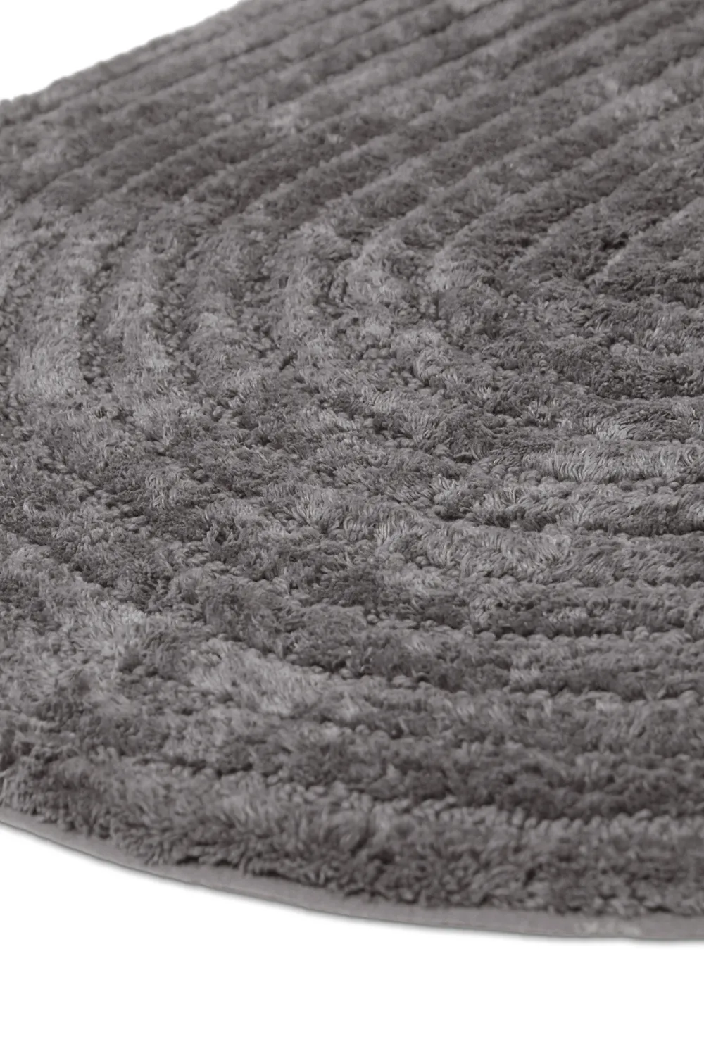 Oval bath mat - Evena (dark gray)