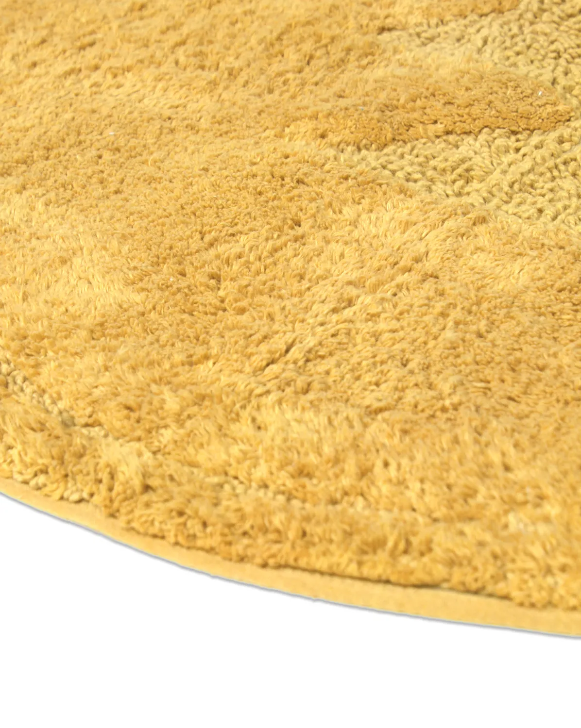 Round bath mat - Gertie (yellow)