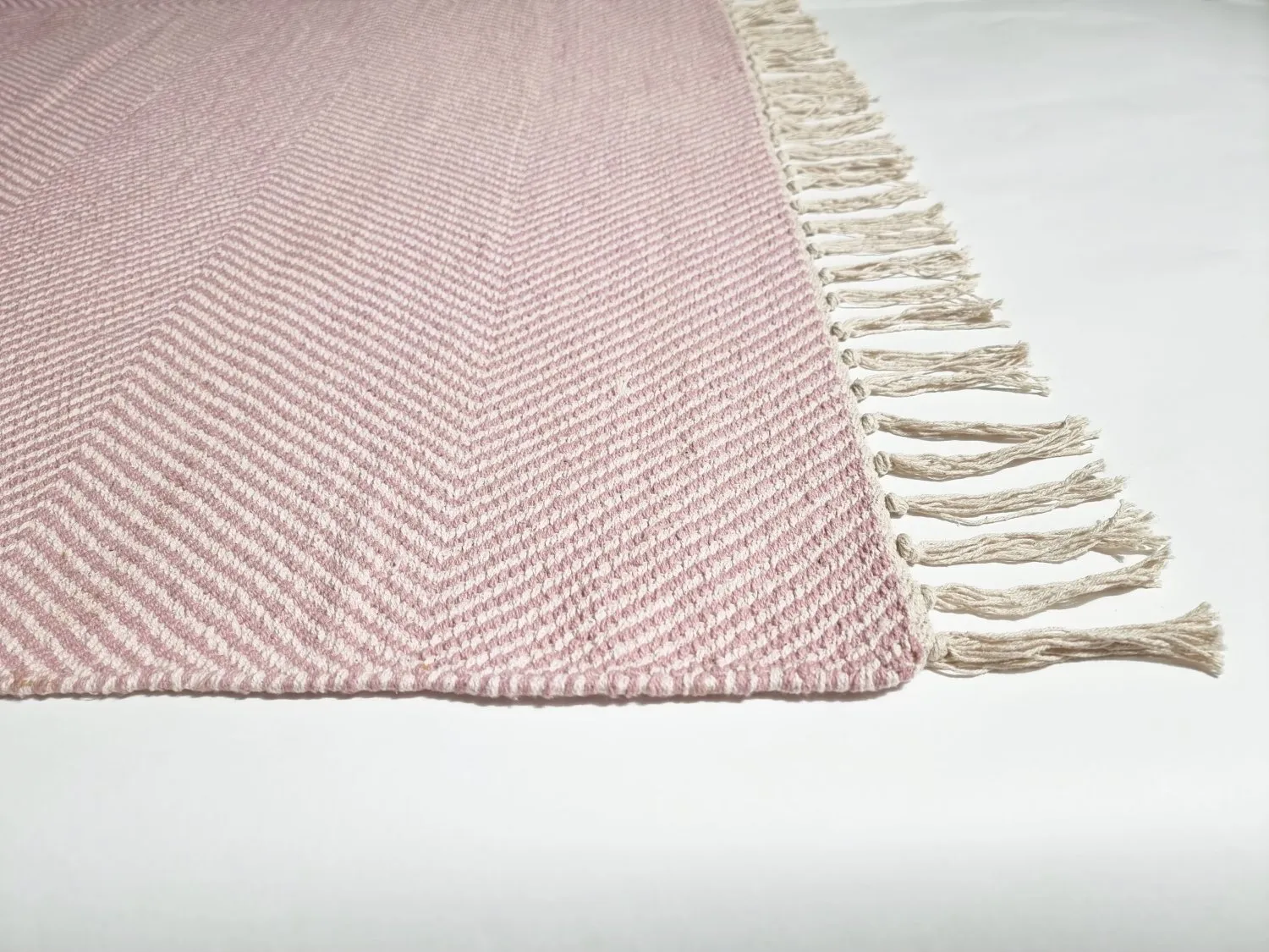 Rag rugs - Barela (beige/pink)