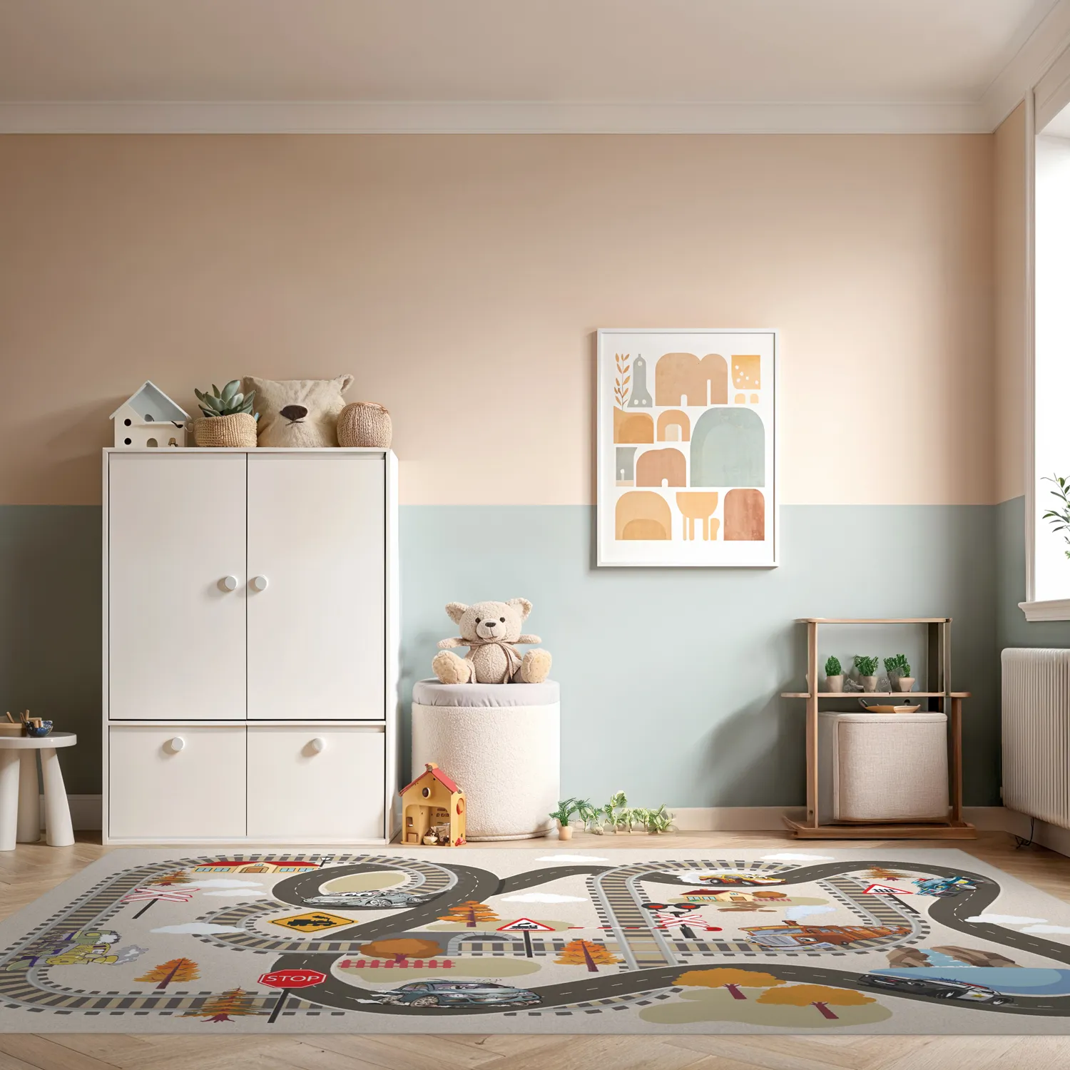 Childrens rugs - Autumn Town