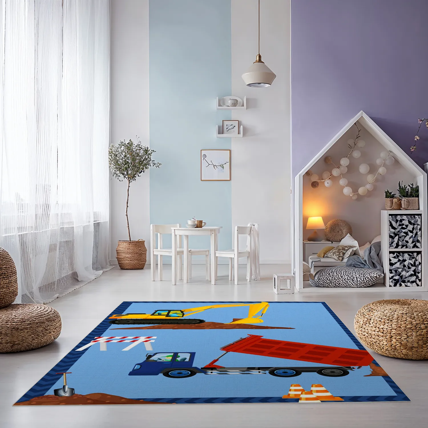 Childrens rugs - Building Site