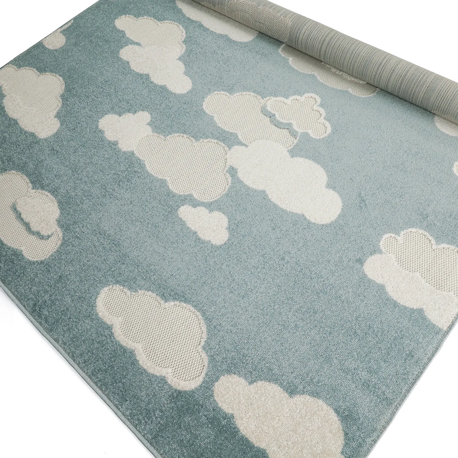 Children's Rug - Cloudy Sky (blue)