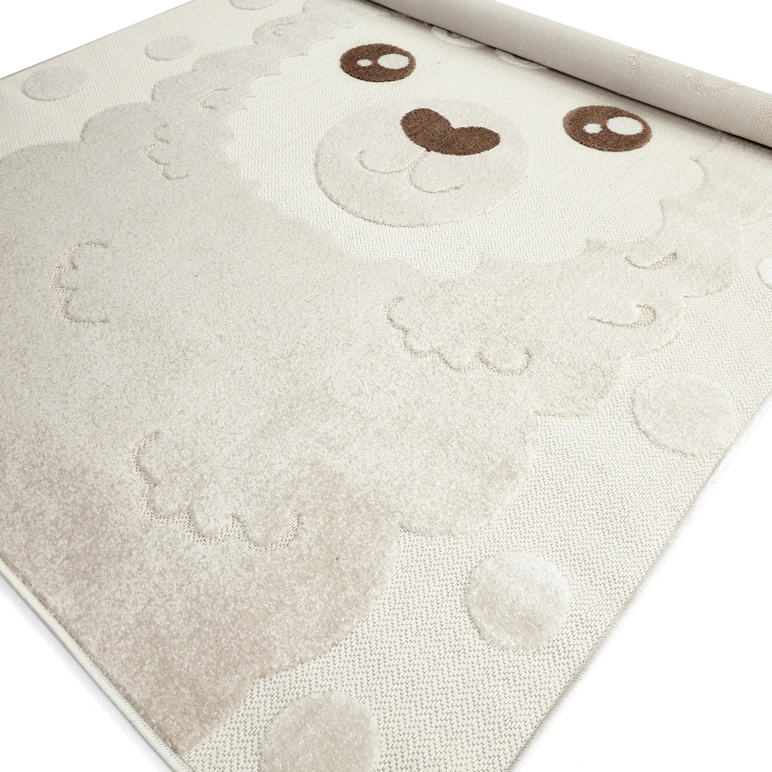 Children's Rug - Kind Llama (cream)