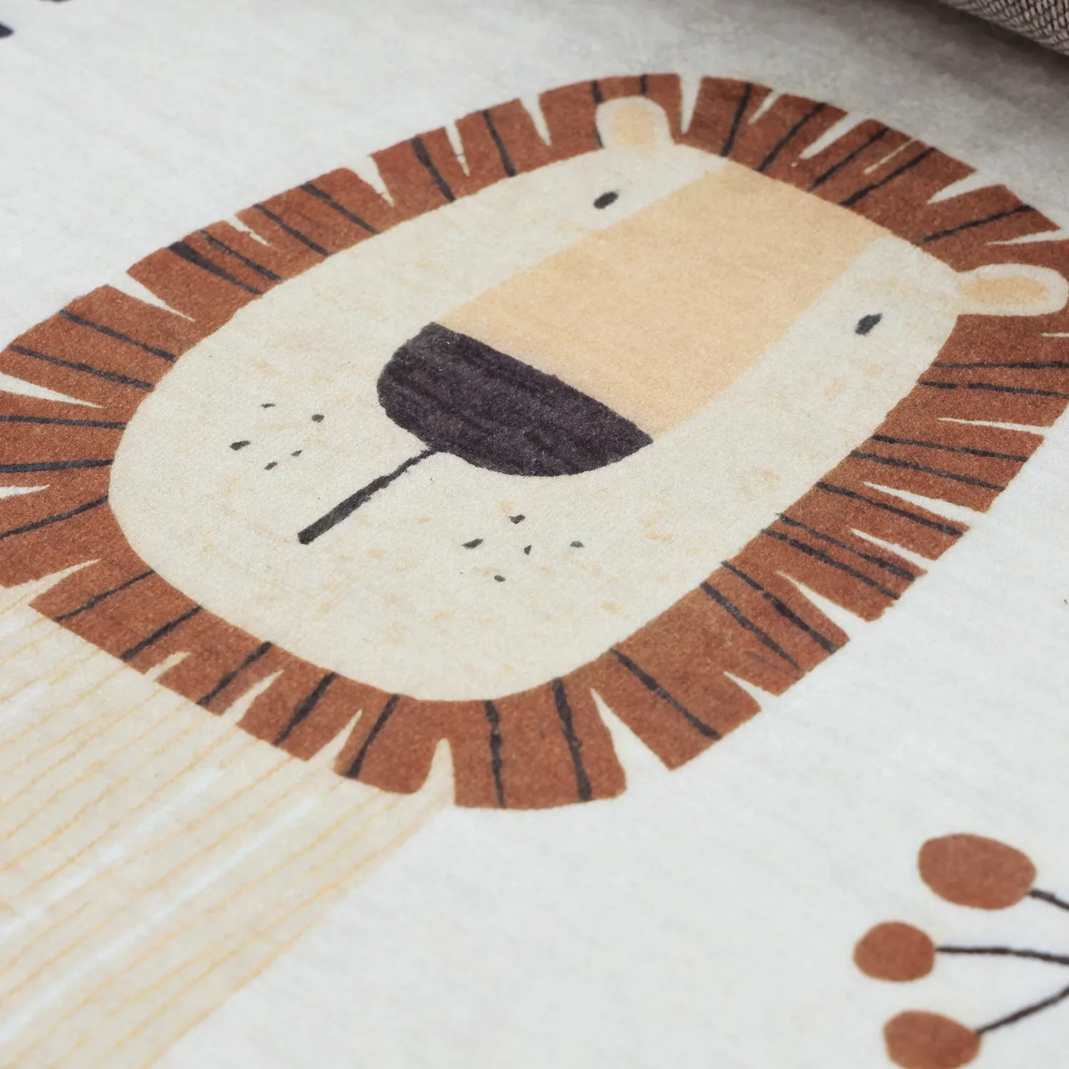 Childrens rugs - Lion Friends (beige)