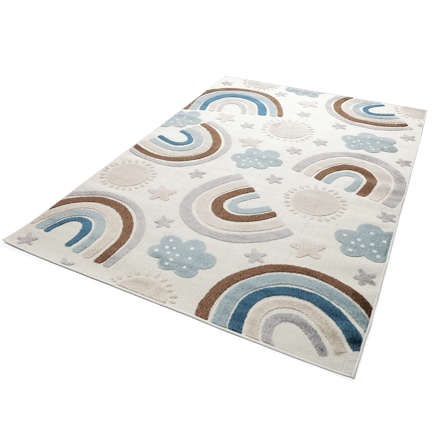Children's Rug - Rainbow Potpourri (cream/multi)