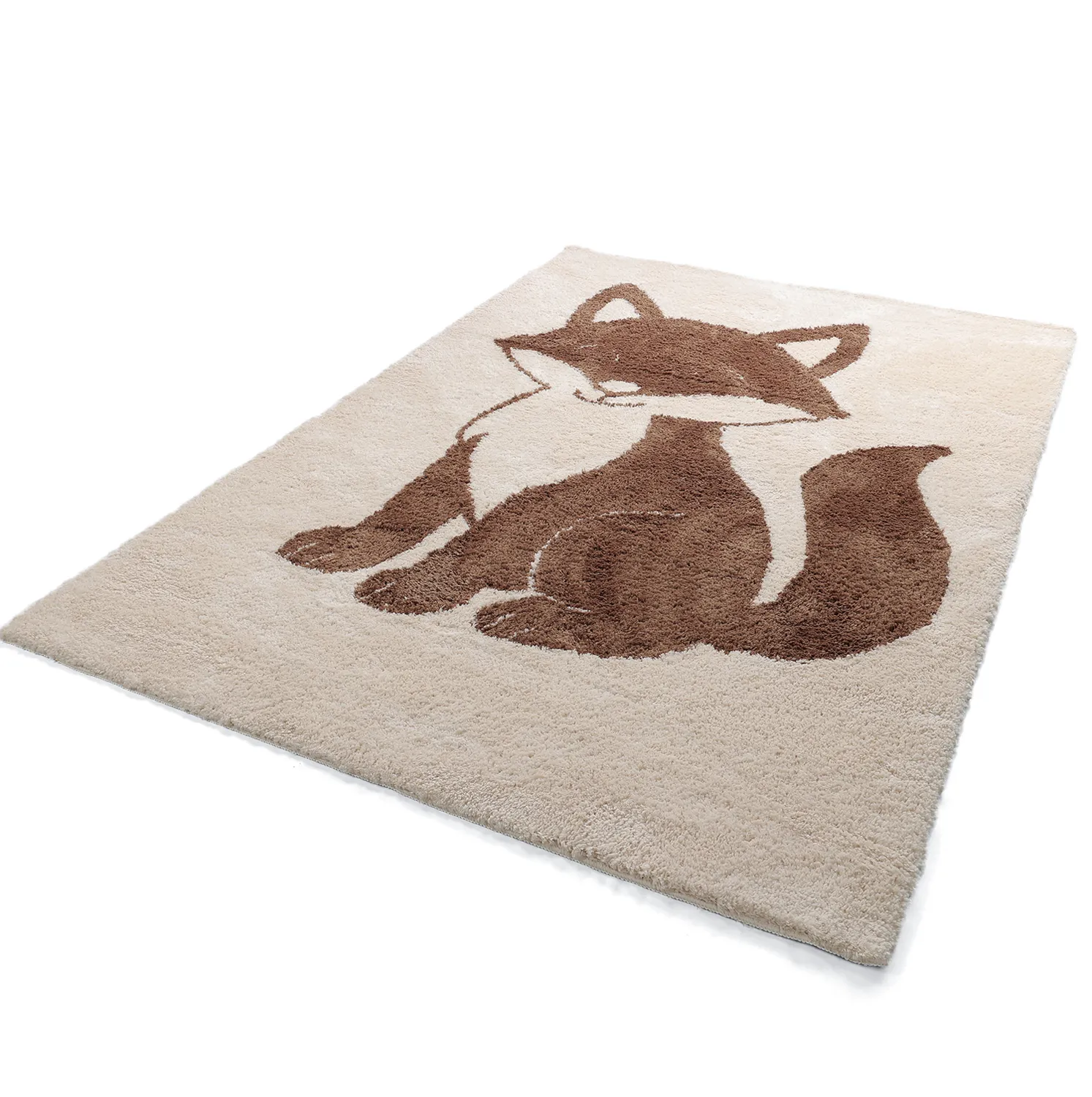 Children's Rug - Soft Fox (cream/brown)