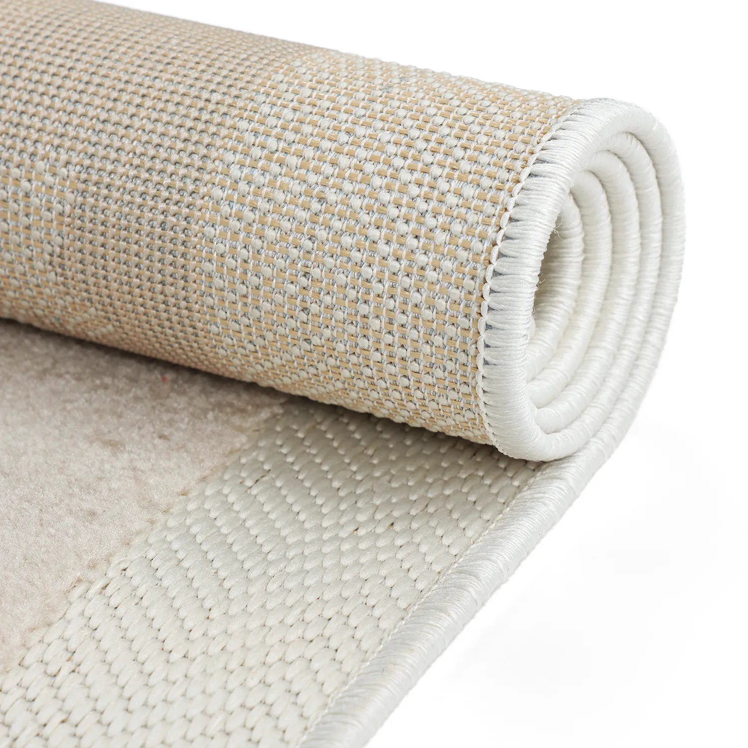Children's Rug - Star Frame (cream/brown)