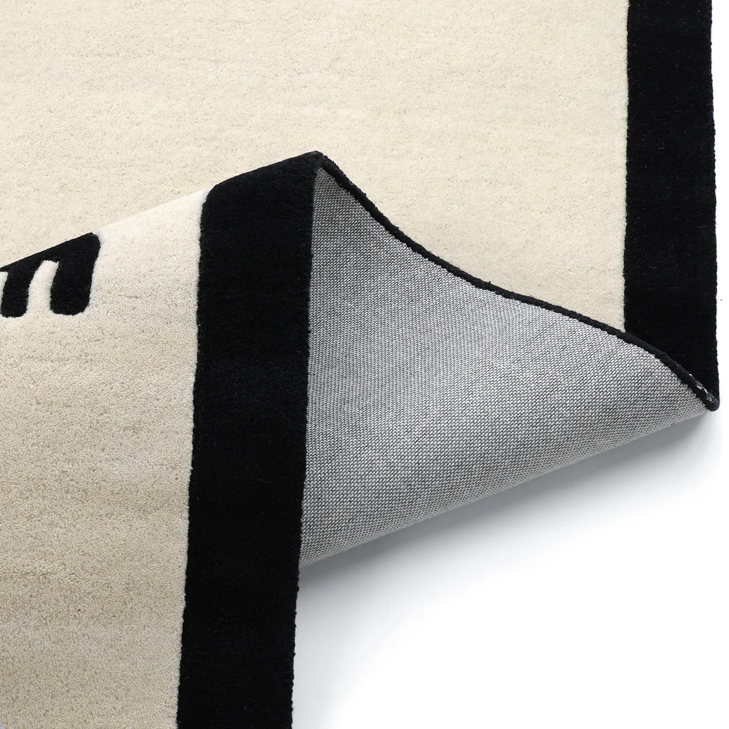 Children's Rug - Zebra Hand Tufted Wool Premium (beige/black)