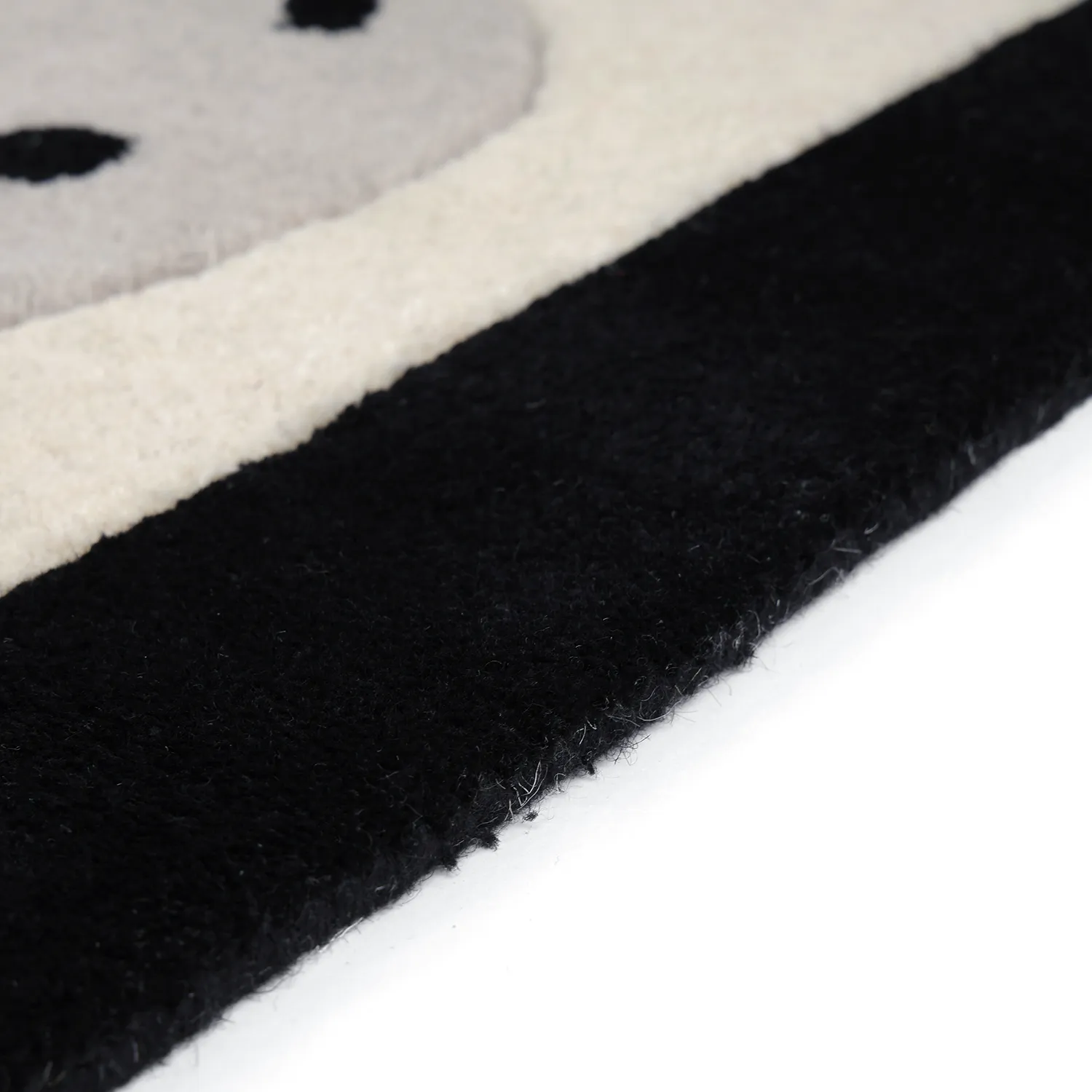 Children's Rug - Zebra Hand Tufted Wool Premium (beige/black)