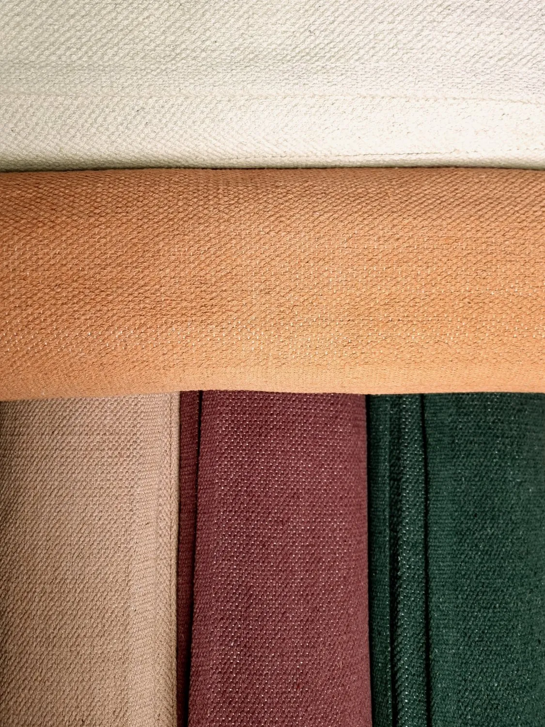 Cotton rug - Billie (burgundy)