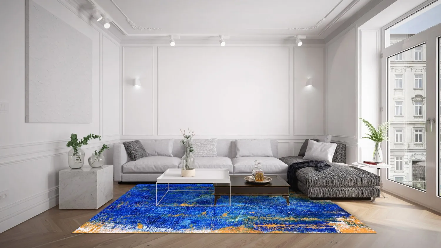 Wilton rug - Taravilla (blue)