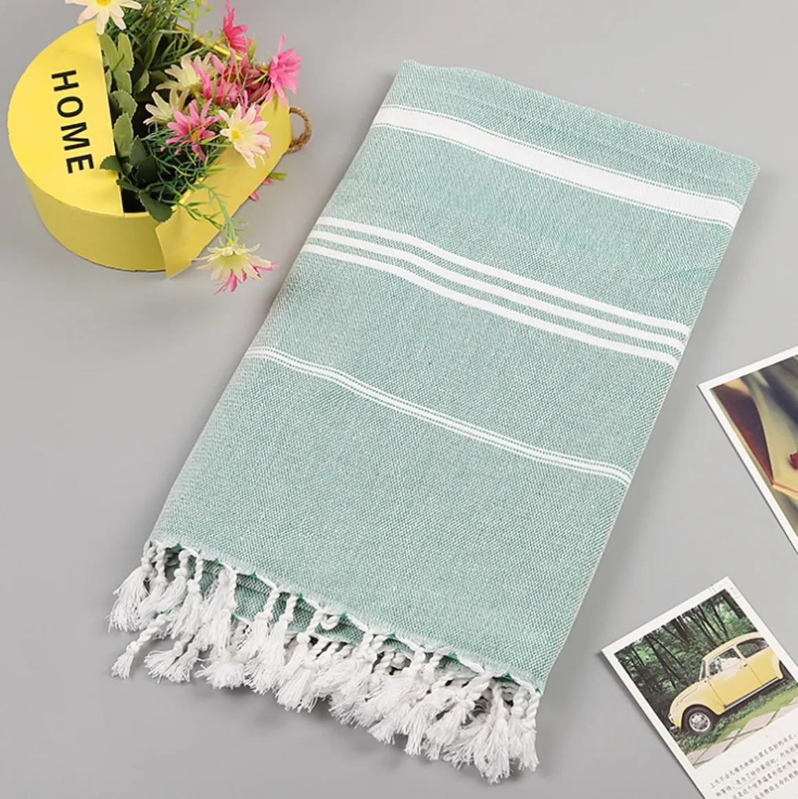 Blankets - Riga (turquoise)