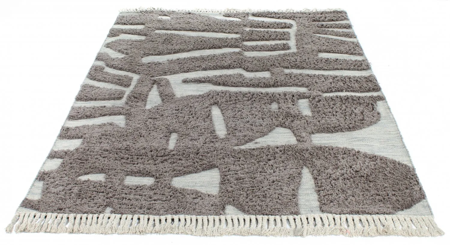 Cotton rug - Split (grey)