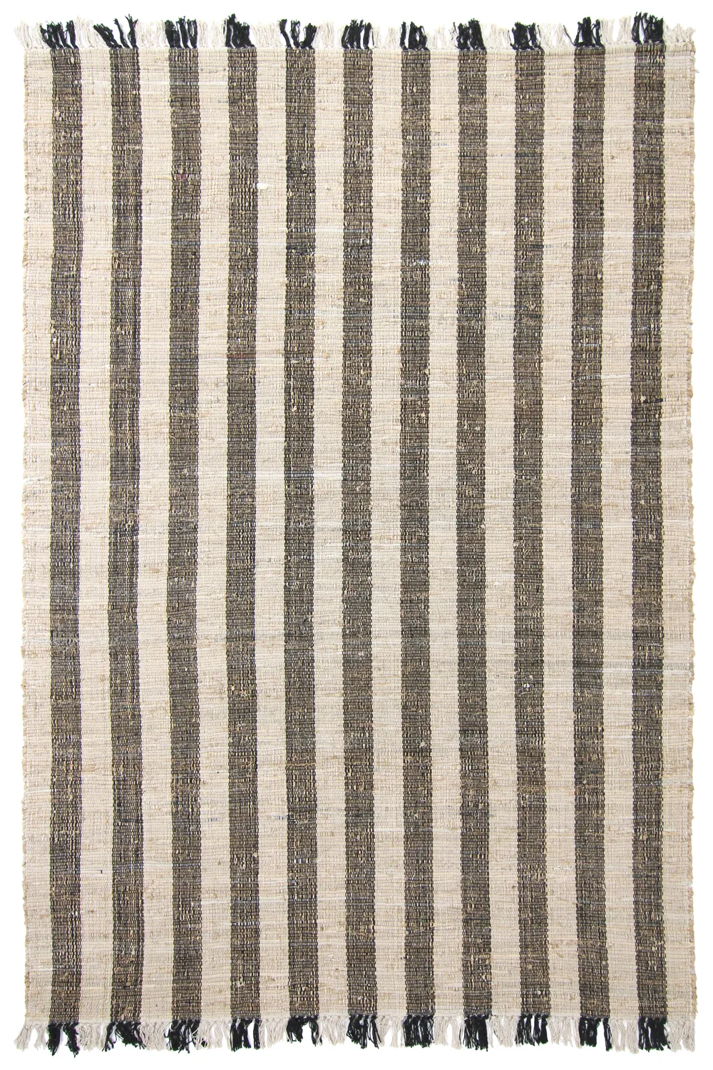 Cotton rug - Hedda (black)