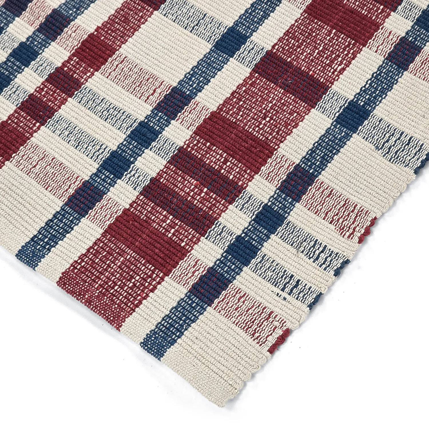 Cotton rug - Husvik (cream/multi)